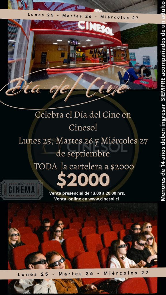 Celebra el Día del Cine en Cinesol